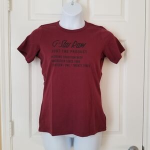 G-Star Raw Cotton T-shirt Women Size L
